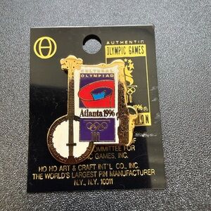 1996 Atlanta Olympics Cultural Olympiad Musical Instruments Pin, NWT